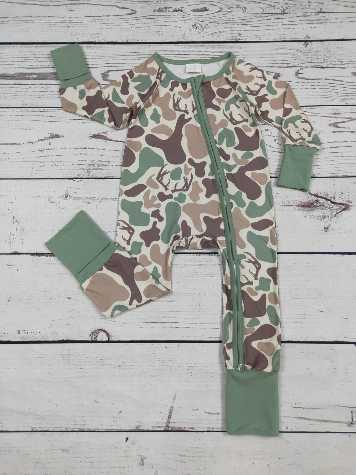 Deer Hunting Camo Zipper Sleeper