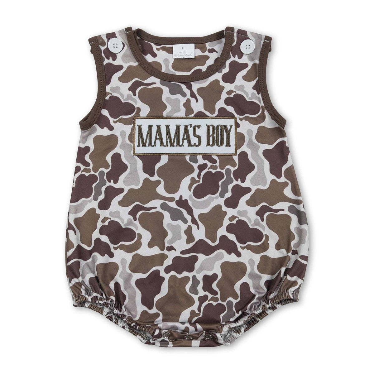 Camo Mama's Boy Bubble