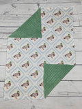 Duck Diamond Baby Blanket