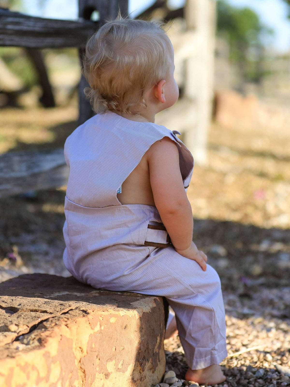 Fall Pumpkin Smock Embroidered Boys JonJon