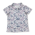 Grey Camo Polo Shirt
